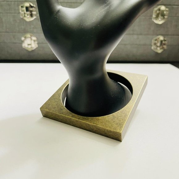 Saint Laurent Paris Bronze Square Bracelet - Picture 5 of 7